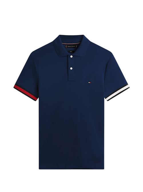 Polo slim fit in cotone fluido Tommy Hilfiger | MW0MW42743DCC